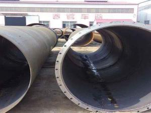 法蘭連接螺旋焊管