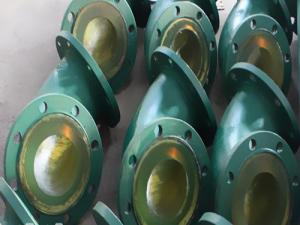 鋼襯聚氨酯耐磨彎頭