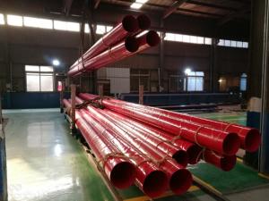 紅色涂塑螺旋鋼管