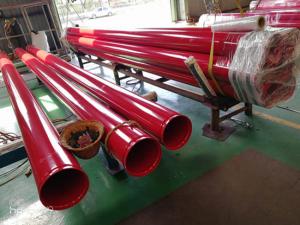 消防涂塑鋼管打包